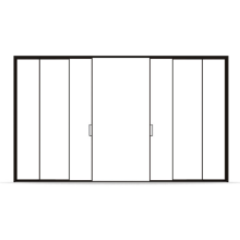 Kitchen sliding door narrow side